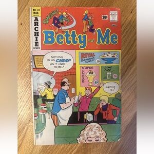 Archie Comics Betty and Me #73 (ARCHIE COMICS Publications, Inc. March 1976)